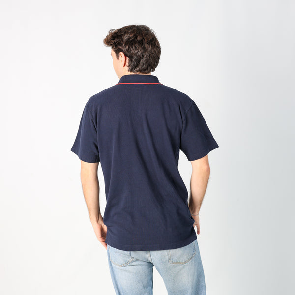 Navy Blue 90s Polo Jeans Ralph Lauren T-Shirt (XL)